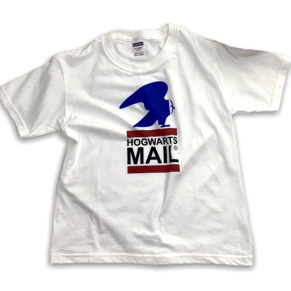 NWOT Harry Potter Hogwarts Mail Kids USPS Spoof T